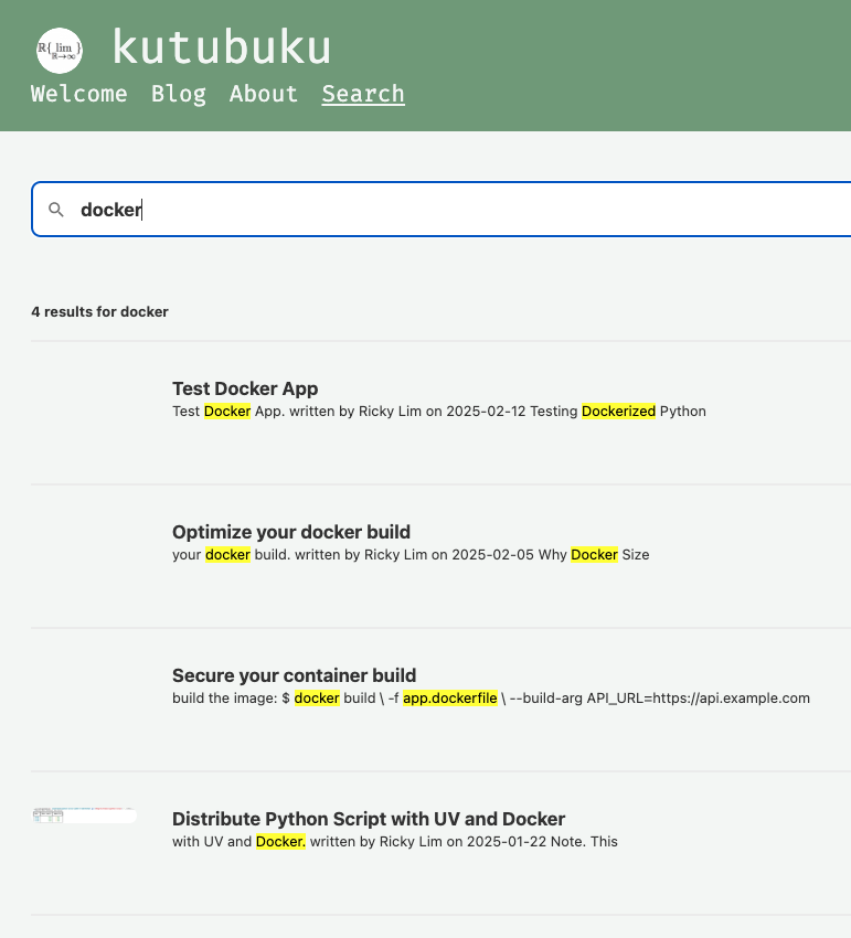 kutubuku-search
